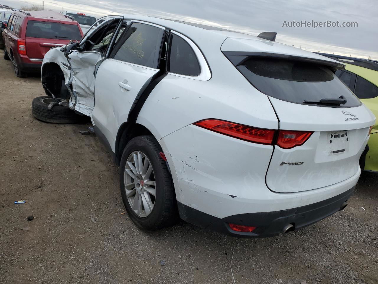 2020 Jaguar F-pace Prestige White vin: SADCK2GX2LA638694