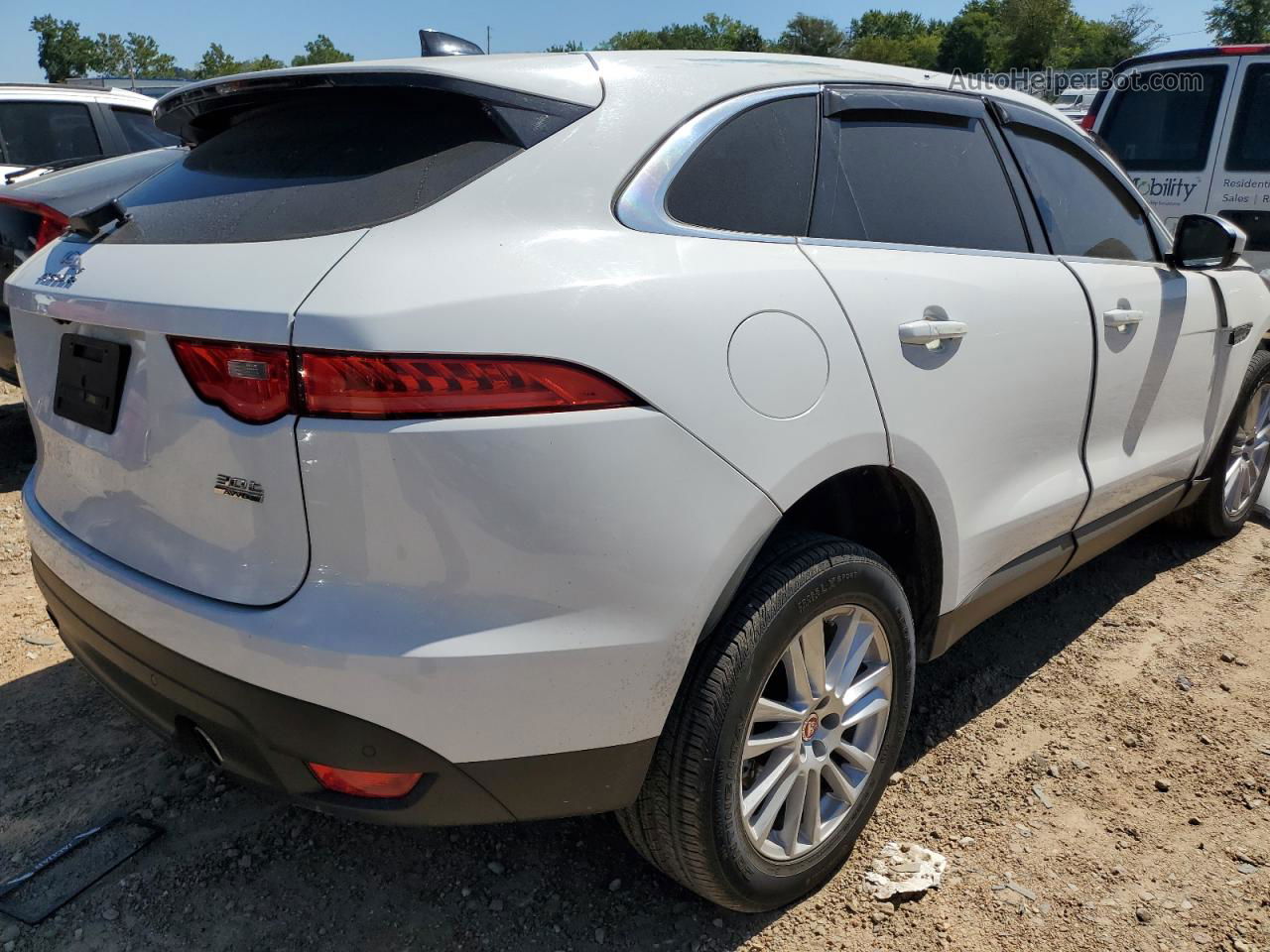 2020 Jaguar F-pace Prestige White vin: SADCK2GX2LA639800