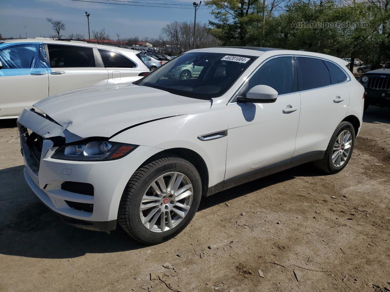 2020 Jaguar F-pace Prestige White vin: SADCK2GX2LA641448