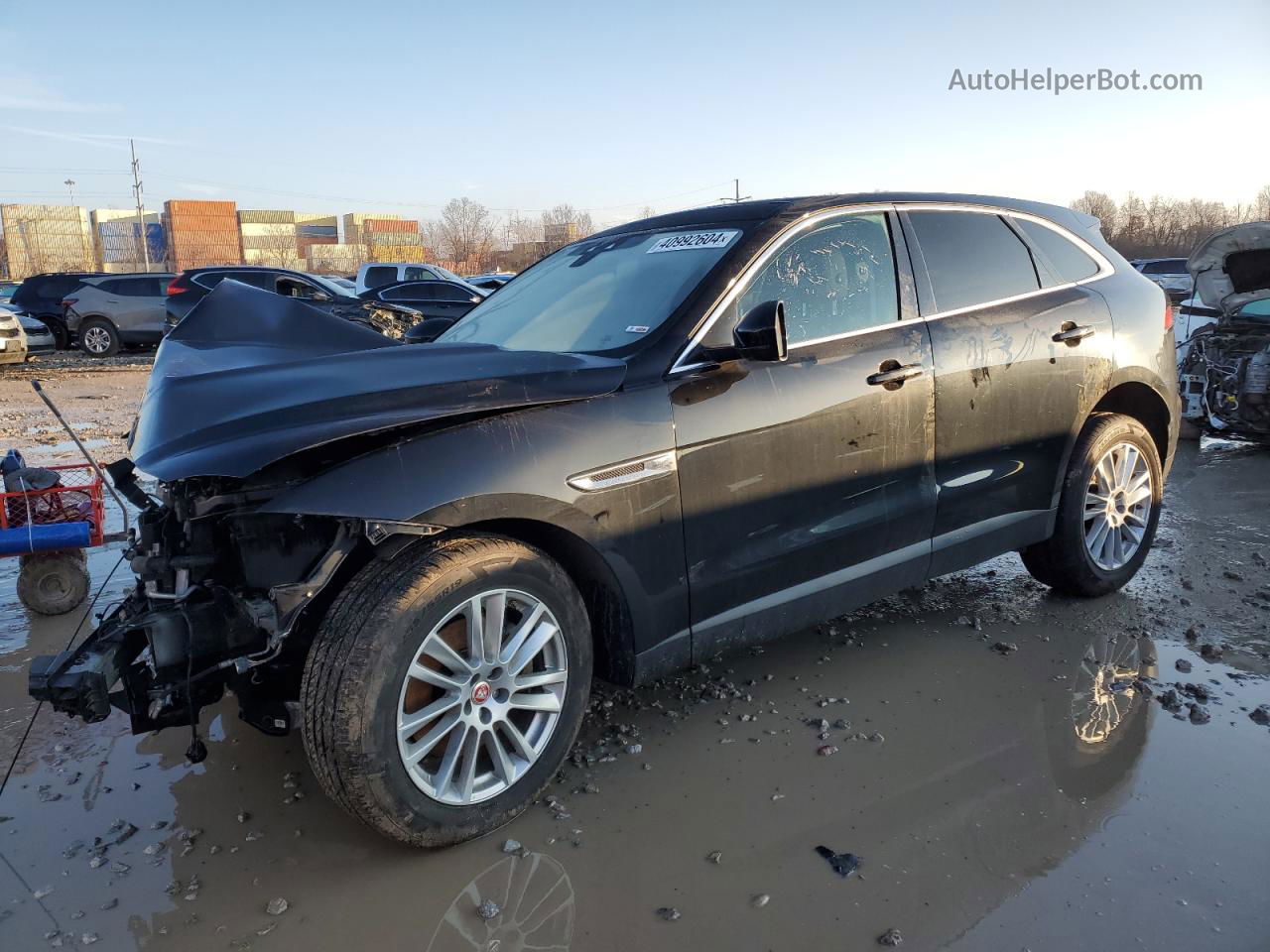 2019 Jaguar F-pace Prestige Black vin: SADCK2GX3KA390308