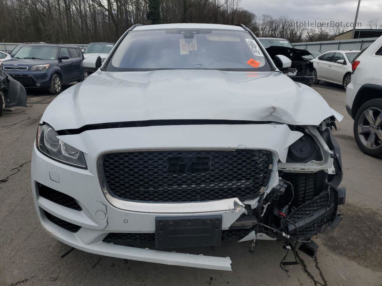 2020 Jaguar F-pace Prestige White vin: SADCK2GX3LA630474