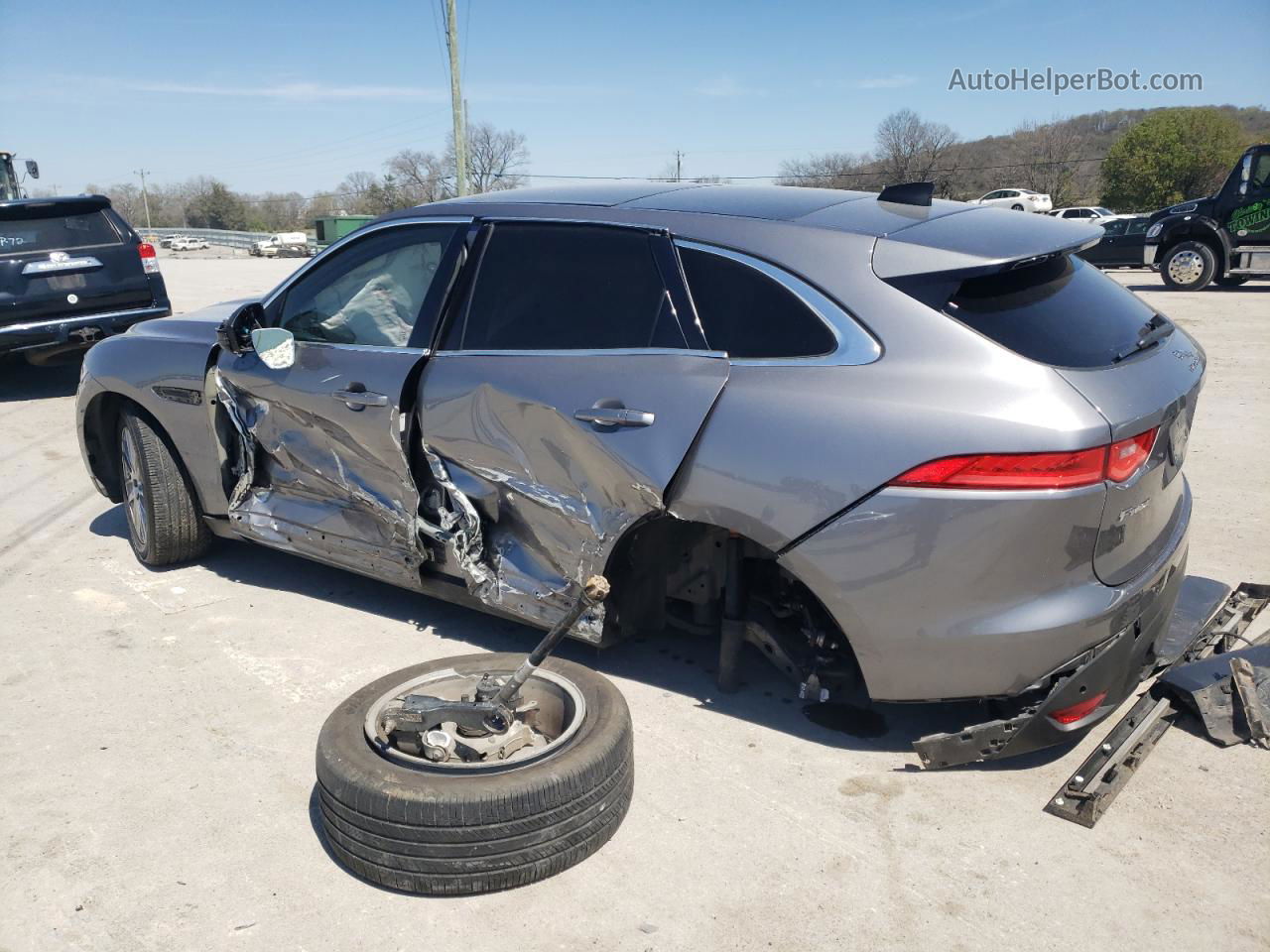 2020 Jaguar F-pace Prestige Gray vin: SADCK2GX3LA634508