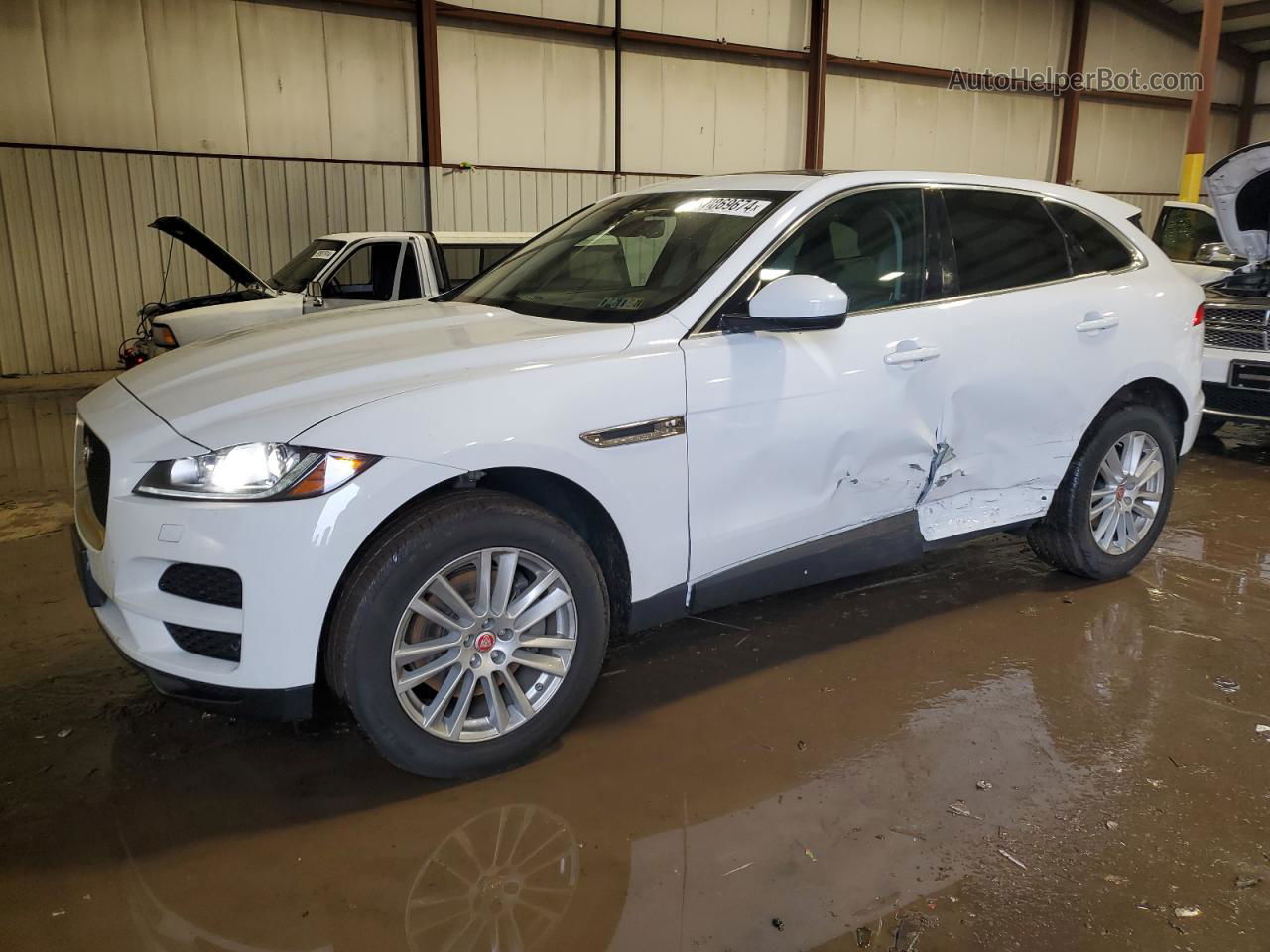 2020 Jaguar F-pace Prestige White vin: SADCK2GX4LA633724