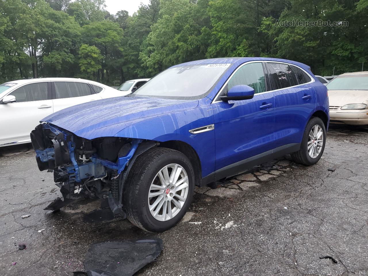 2020 Jaguar F-pace Prestige Blue vin: SADCK2GX5LA634610