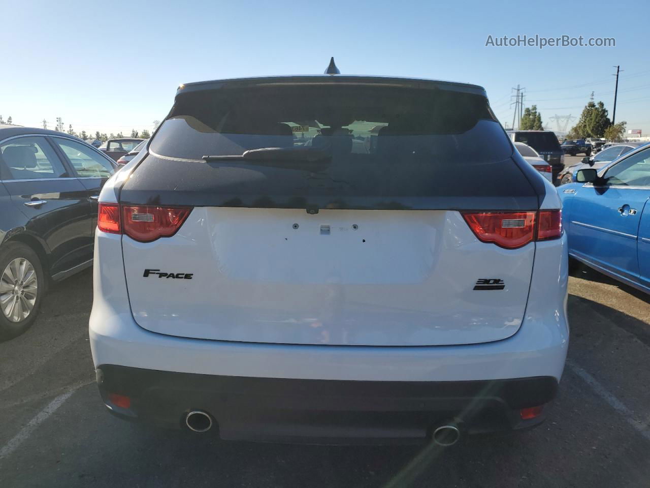 2019 Jaguar F-pace Prestige White vin: SADCK2GX6KA395132