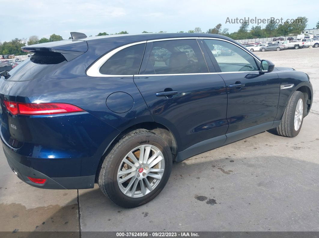 2020 Jaguar F-pace Prestige P300 Awd Automatic Dark Blue vin: SADCK2GX6LA636379