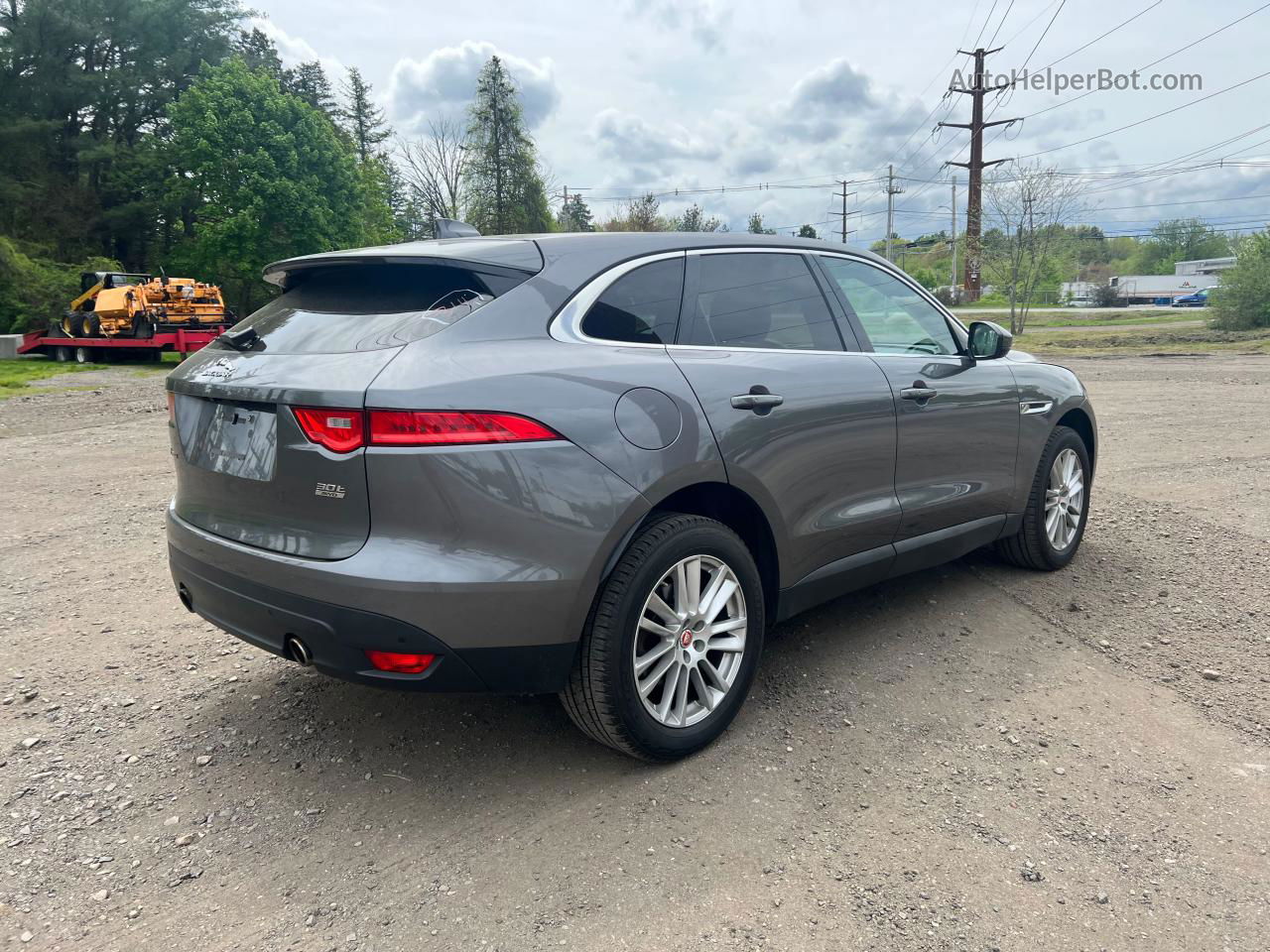 2019 Jaguar F-pace Prestige Gray vin: SADCK2GX7KA395107