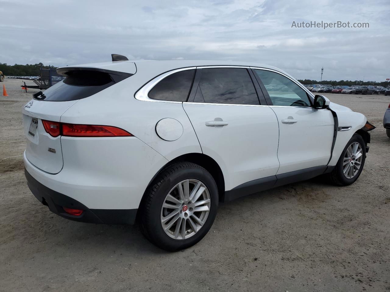 2020 Jaguar F-pace Prestige White vin: SADCK2GX8LA635072