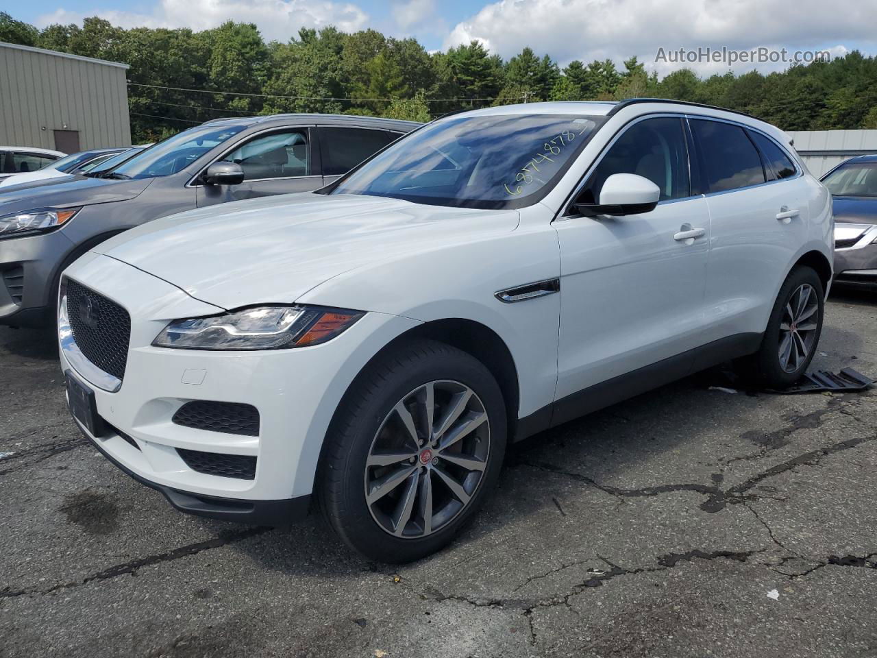 2019 Jaguar F-pace Prestige White vin: SADCK2GX9KA366045