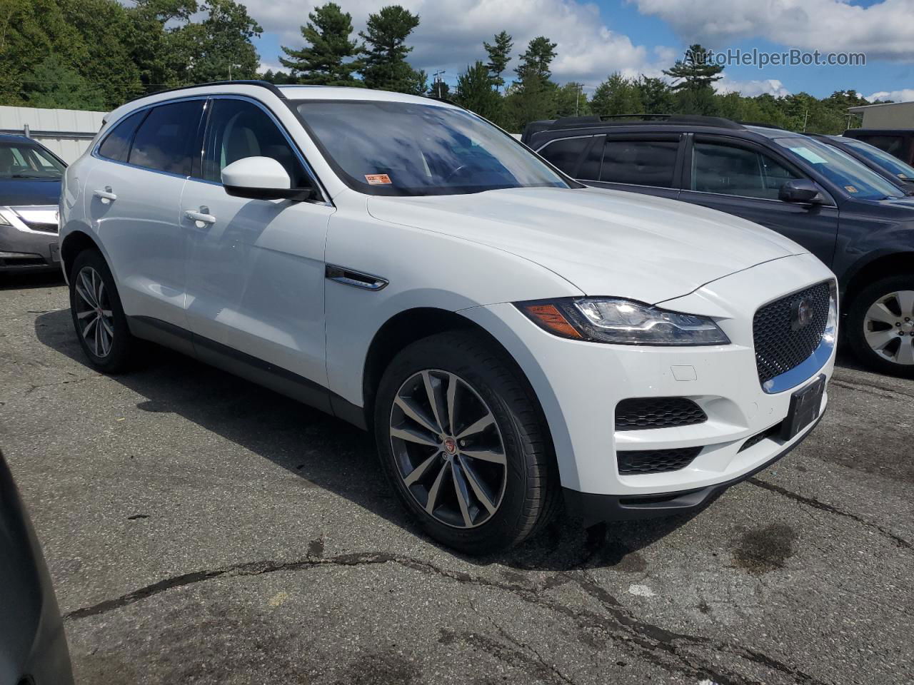 2019 Jaguar F-pace Prestige White vin: SADCK2GX9KA366045