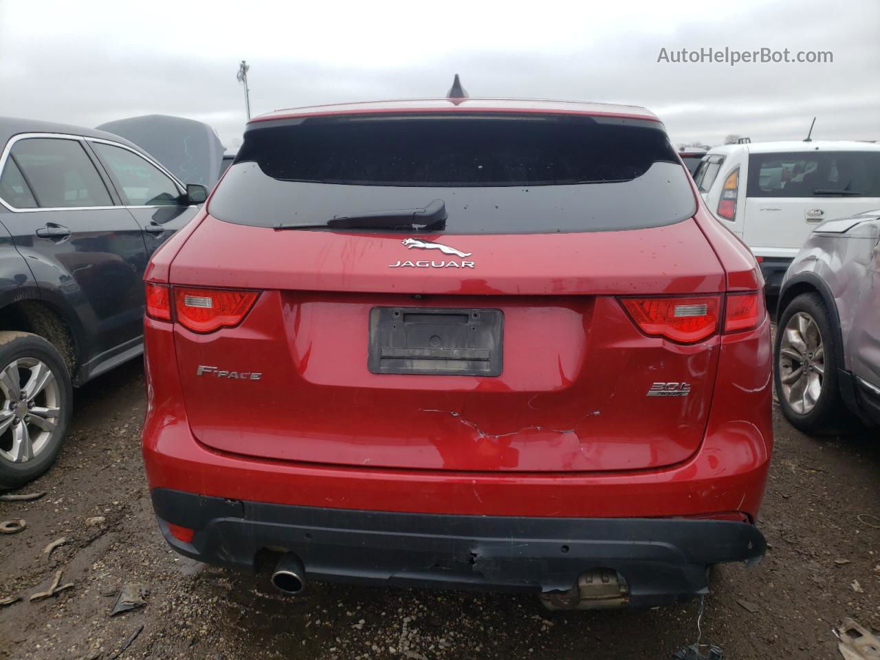 2020 Jaguar F-pace Prestige Red vin: SADCK2GXXLA634554