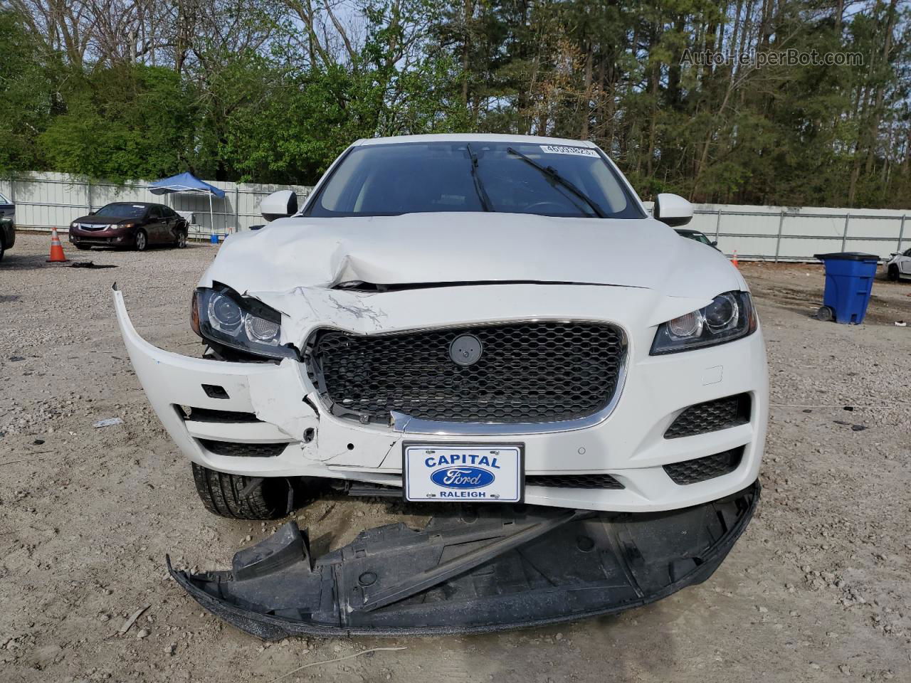 2020 Jaguar F-pace Prestige White vin: SADCK2GXXLA635154