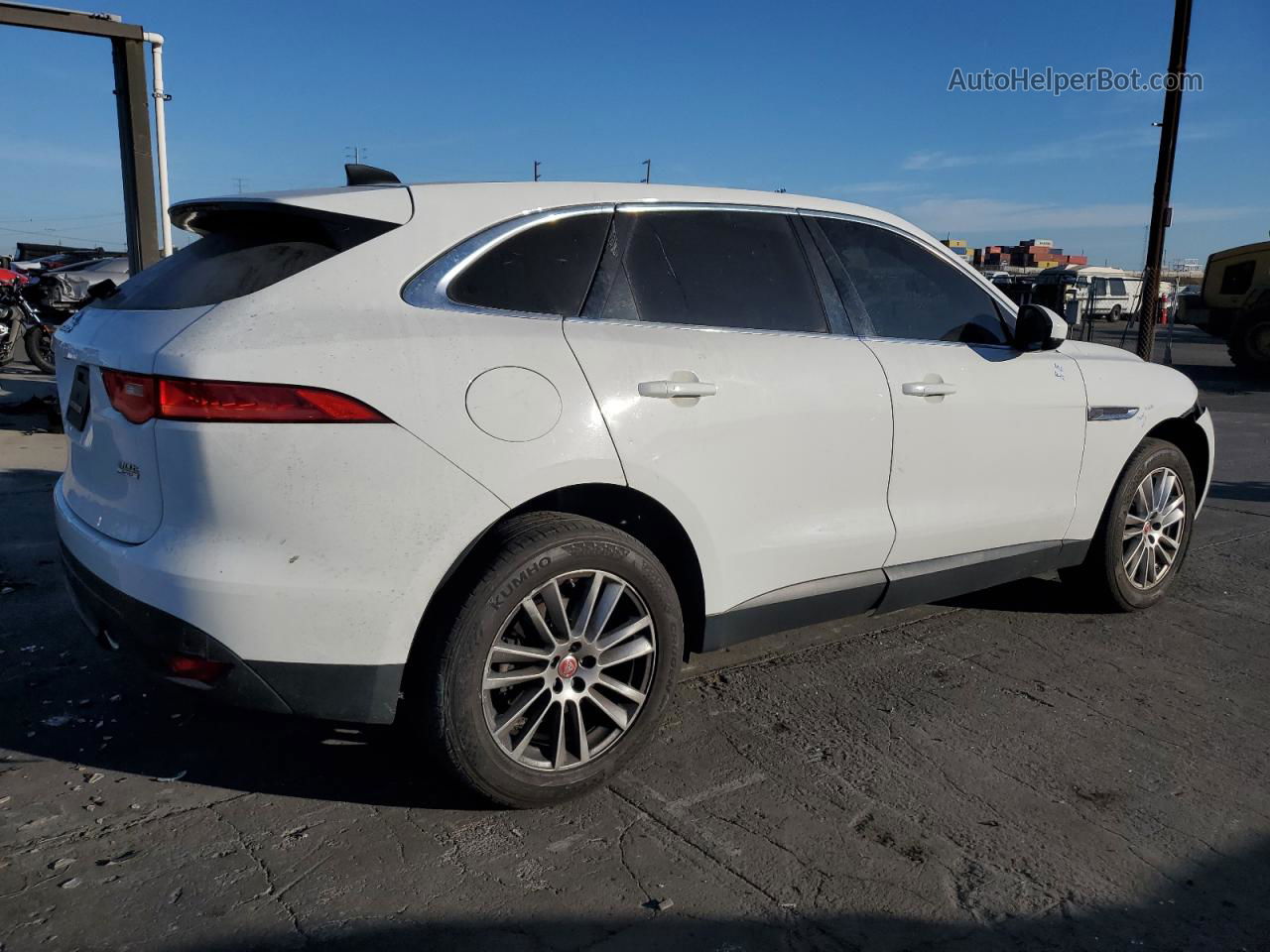 2020 Jaguar F-pace Prestige Белый vin: SADCK2GXXLA638572