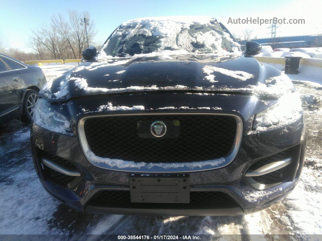 2019 Jaguar F-pace 25t R-sport Синий vin: SADCL2FX4KA391885