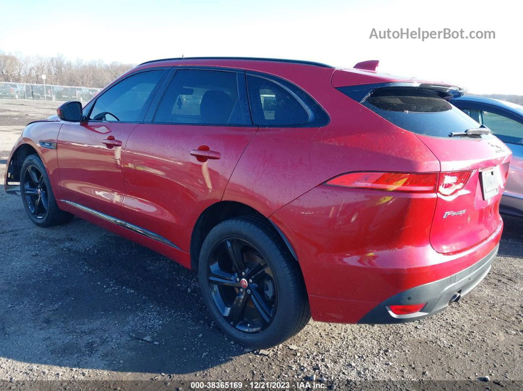 2019 Jaguar F-pace 25t R-sport Красный vin: SADCL2FX9KA397536