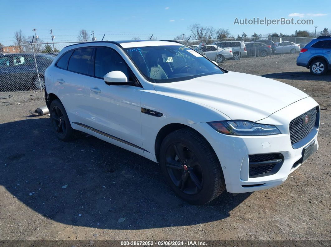 2019 Jaguar F-pace 25t R-sport White vin: SADCL2FXXKA360947