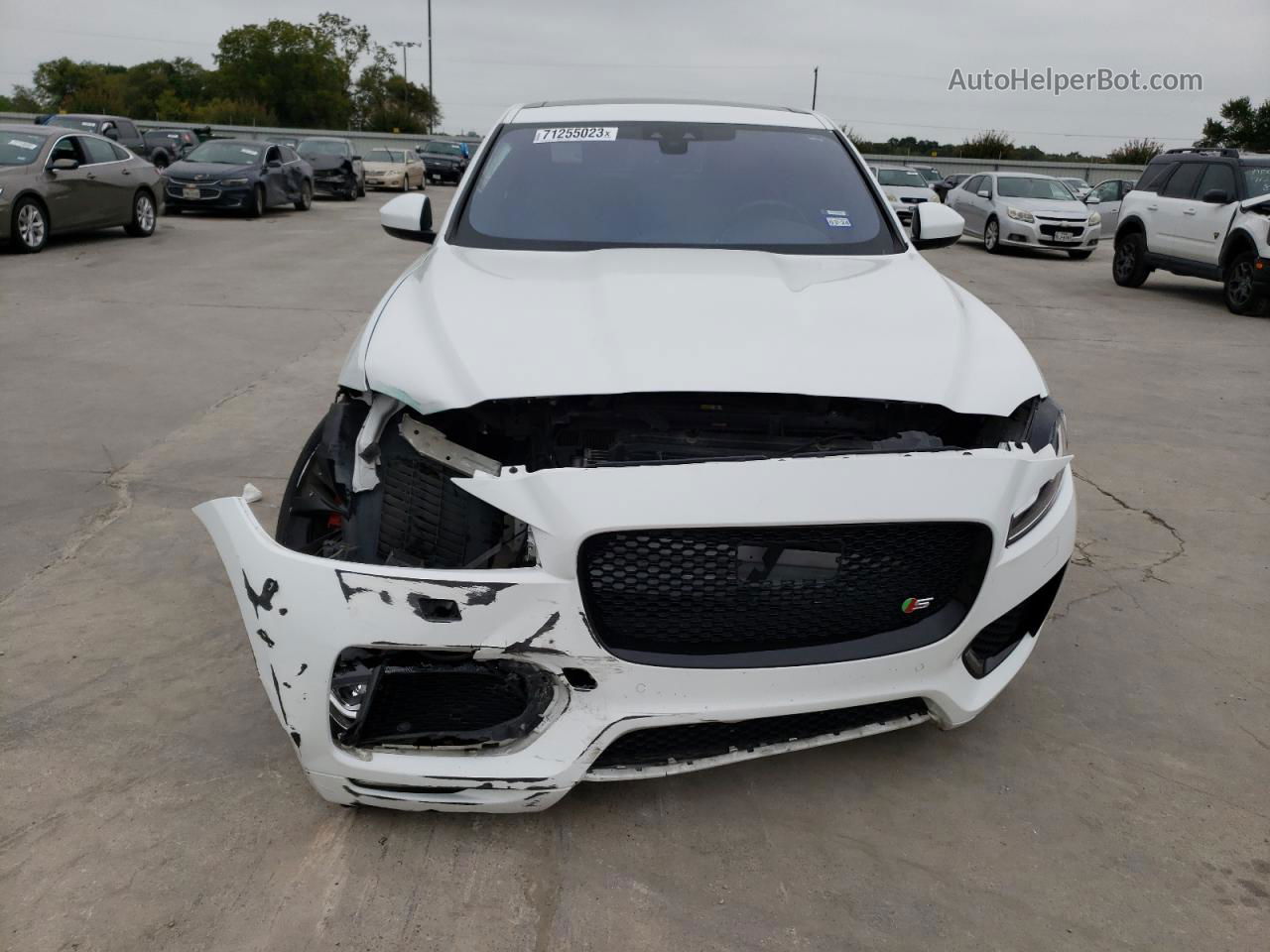 2019 Jaguar F-pace S White vin: SADCM2FV1KA363344