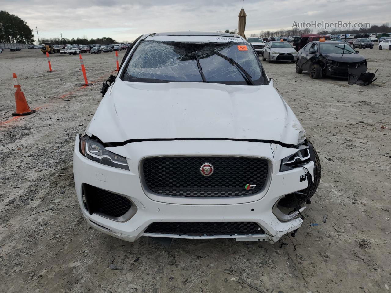 2019 Jaguar F-pace S Белый vin: SADCM2FV1KA392682