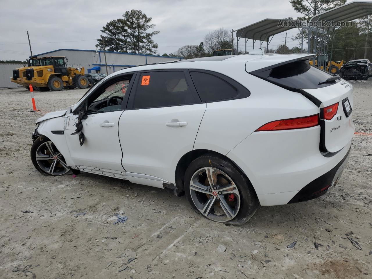 2019 Jaguar F-pace S White vin: SADCM2FV1KA392682