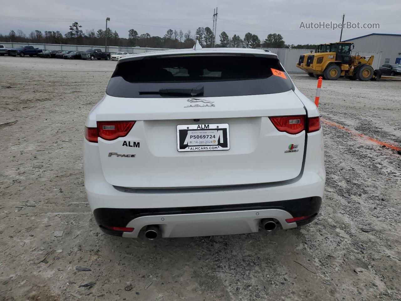 2019 Jaguar F-pace S White vin: SADCM2FV1KA392682