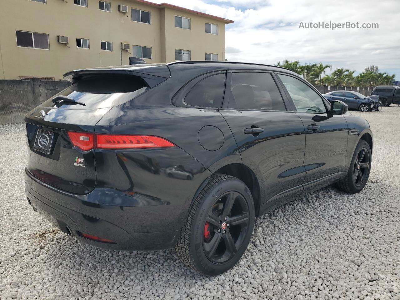 2019 Jaguar F-pace S Черный vin: SADCM2FV1KA606926