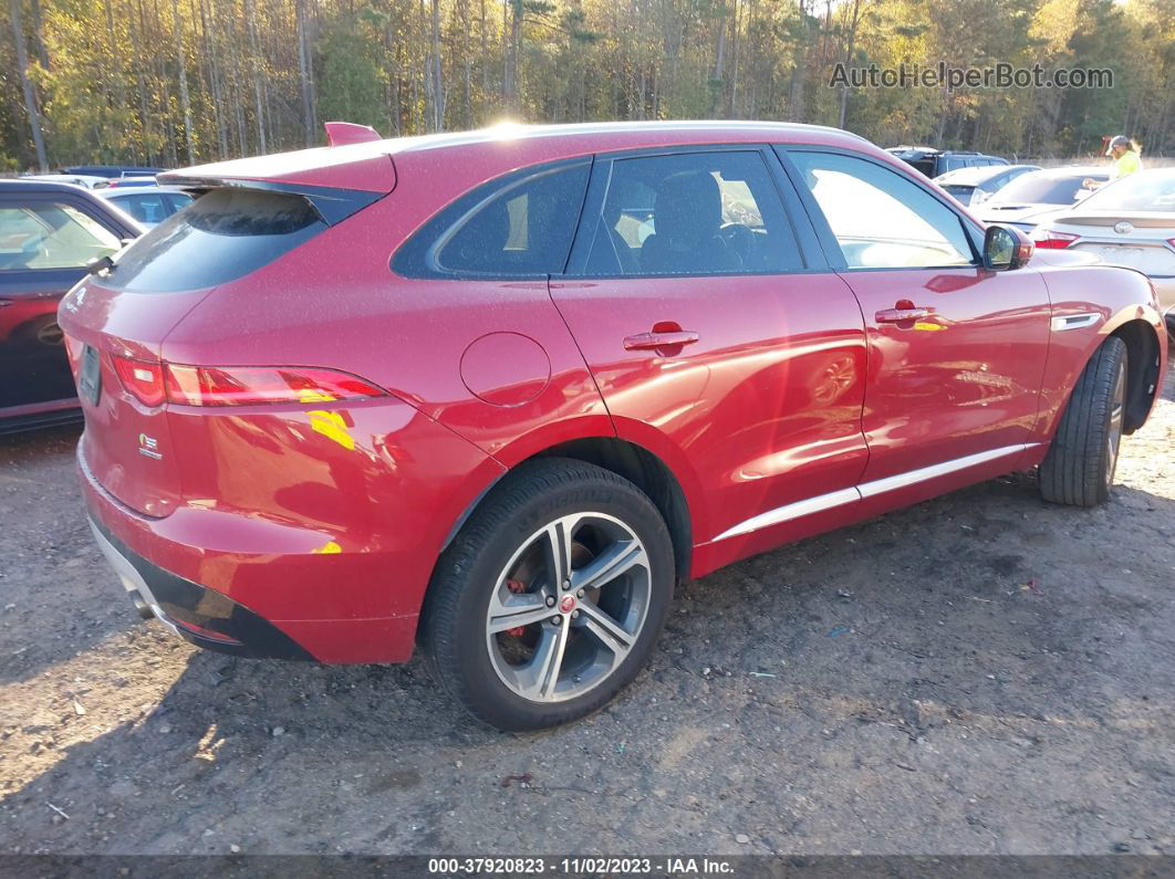 2019 Jaguar F-pace S Burgundy vin: SADCM2FV5KA351732