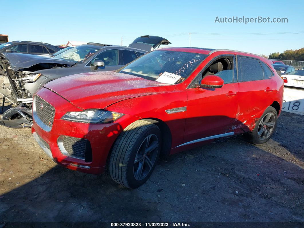 2019 Jaguar F-pace S Burgundy vin: SADCM2FV5KA351732