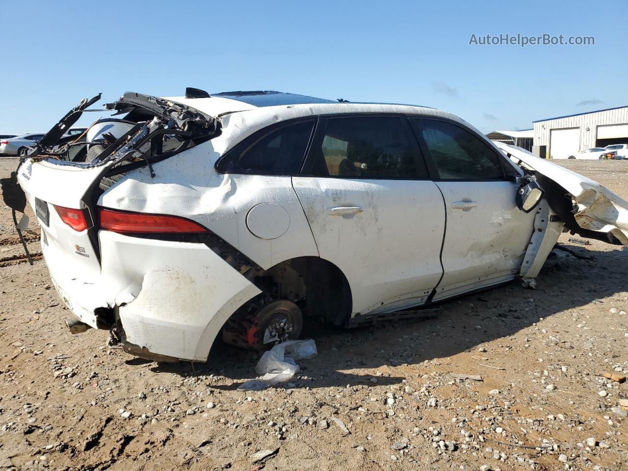 2019 Jaguar F-pace S Белый vin: SADCM2FV5KA399585