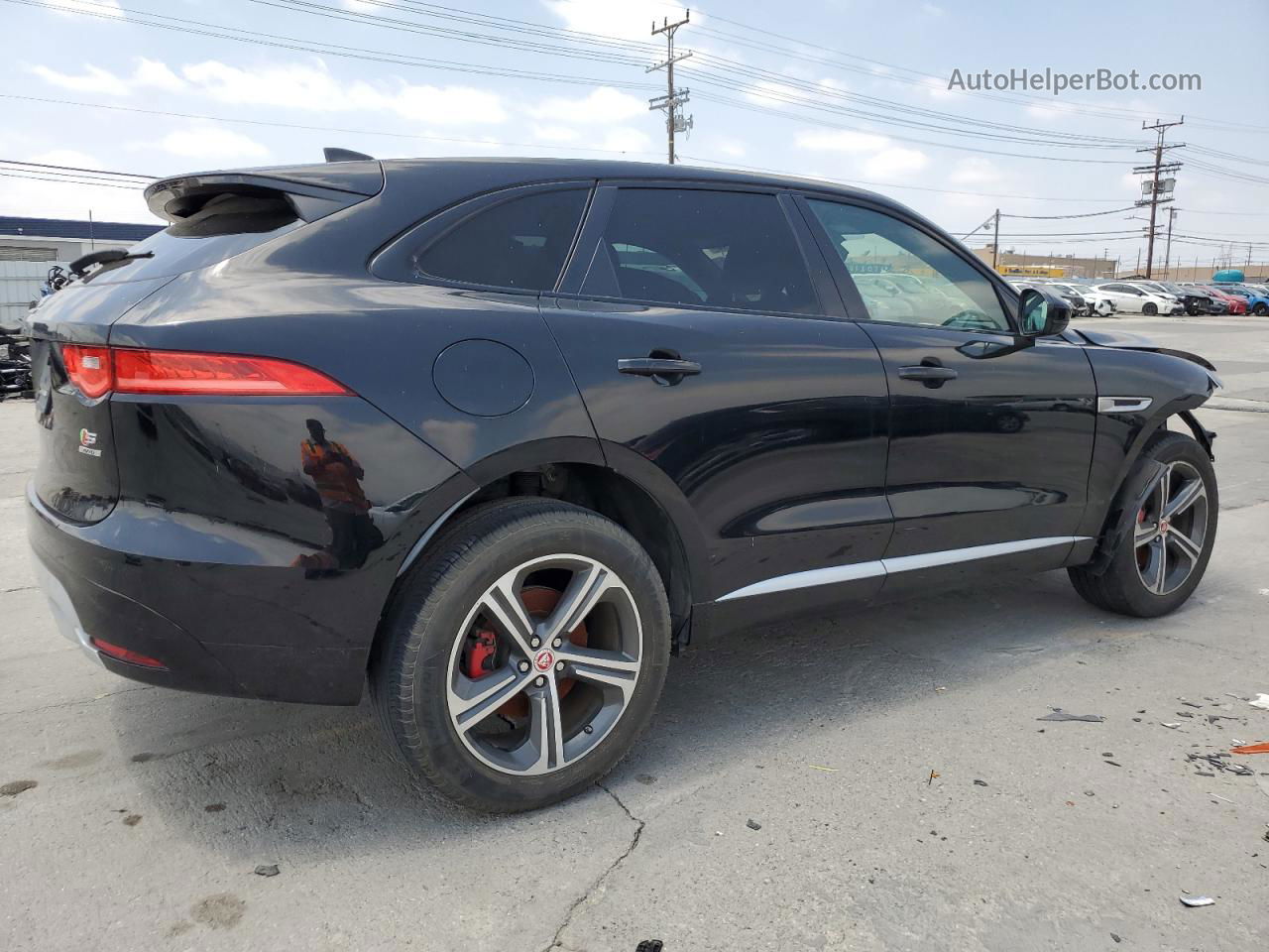 2020 Jaguar F-pace S Черный vin: SADCM2FV5LA640935