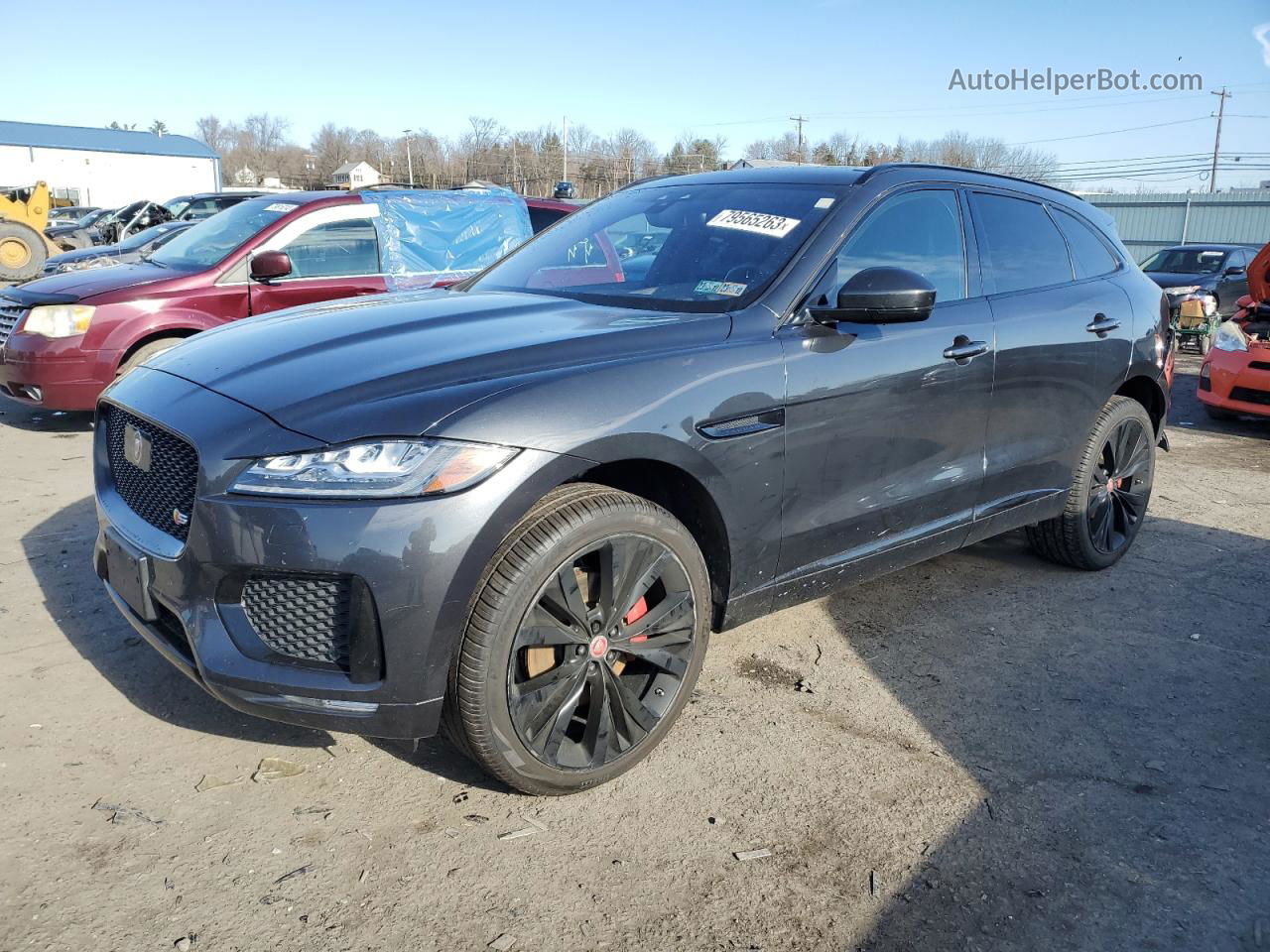 2019 Jaguar F-pace S Charcoal vin: SADCM2FV6KA611958