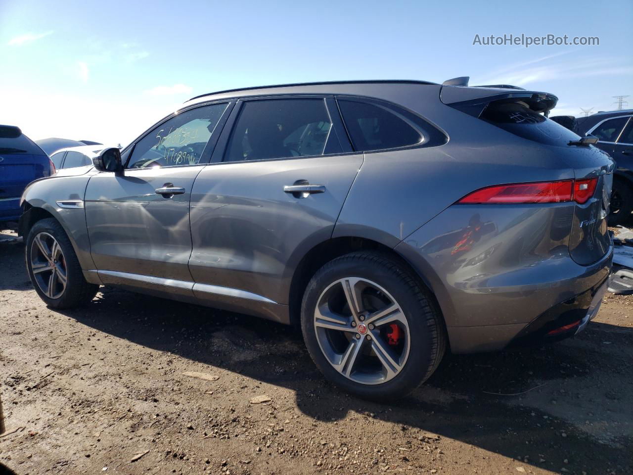 2019 Jaguar F-pace S Gray vin: SADCM2FV8KA610505