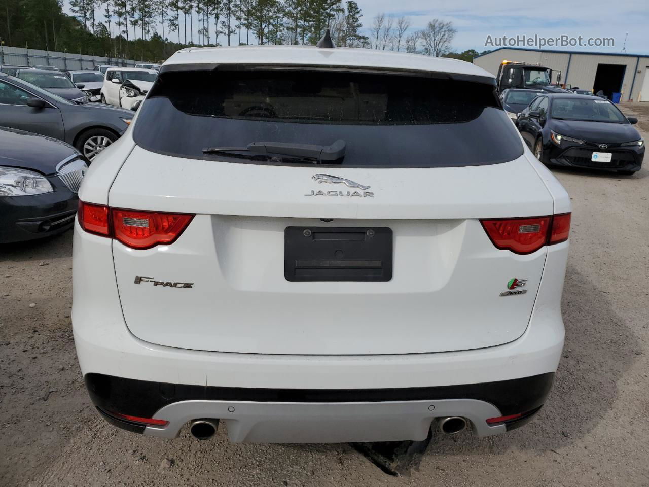 2020 Jaguar F-pace S White vin: SADCM2FV8LA641349