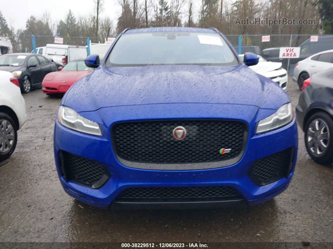 2020 Jaguar F-pace S P380 Awd Automatic Синий vin: SADCM2FV9LA646060