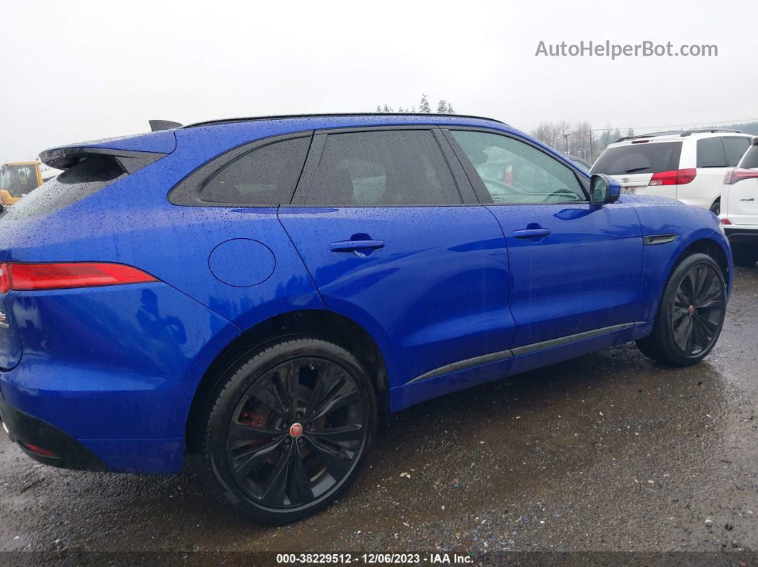 2020 Jaguar F-pace S P380 Awd Automatic Синий vin: SADCM2FV9LA646060