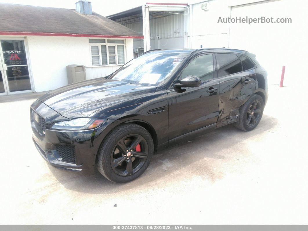 2019 Jaguar F-pace S Черный vin: SADCM2FVXKA615477