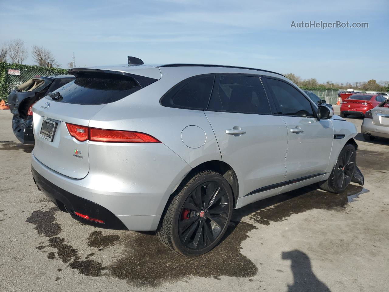 2020 Jaguar F-pace S Silver vin: SADCM2FVXLA649629