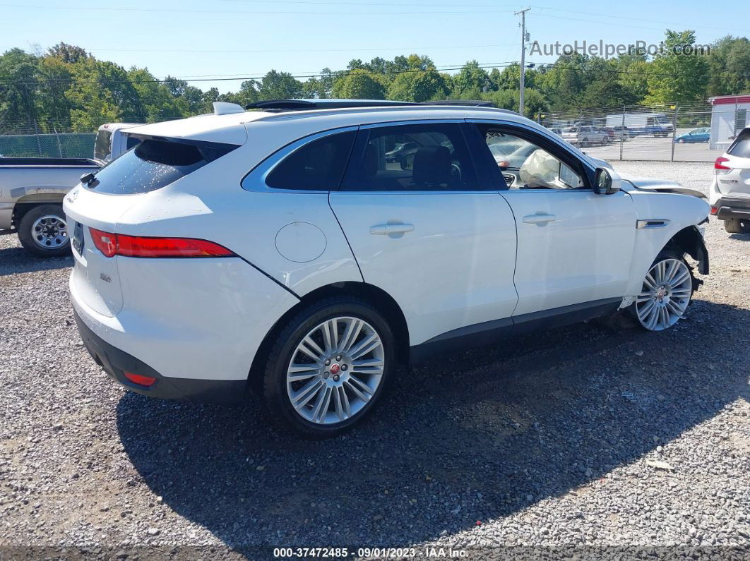 2019 Jaguar F-pace 30t Portfolio White vin: SADCN2GX2KA356271