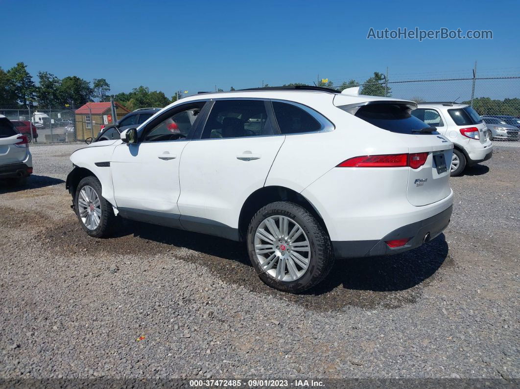 2019 Jaguar F-pace 30t Portfolio Белый vin: SADCN2GX2KA356271