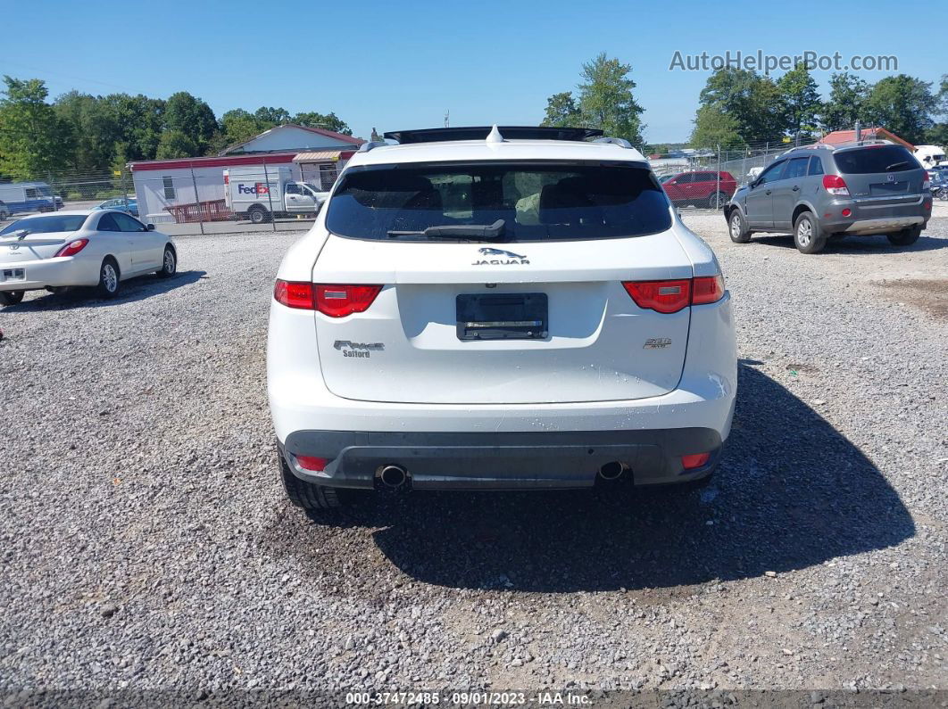 2019 Jaguar F-pace 30t Portfolio White vin: SADCN2GX2KA356271