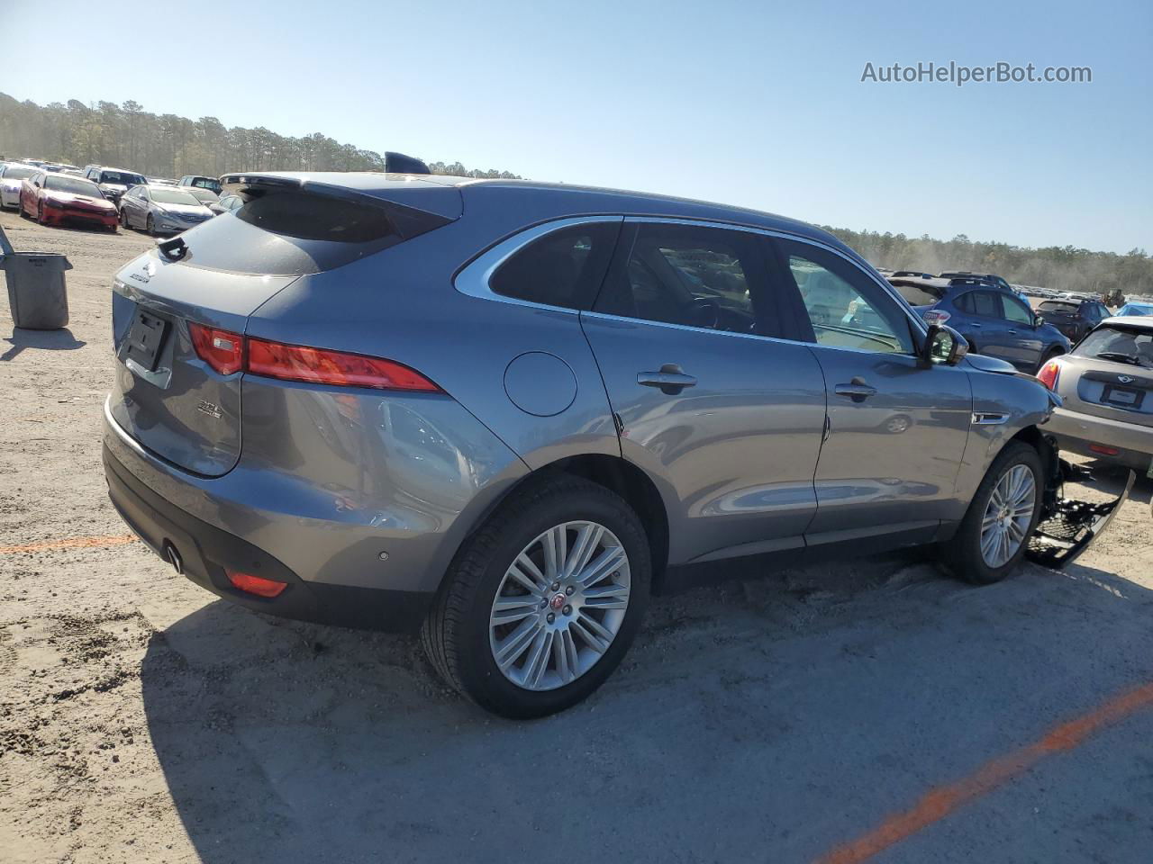 2020 Jaguar F-pace Portfolio Gray vin: SADCN2GX2LA632014