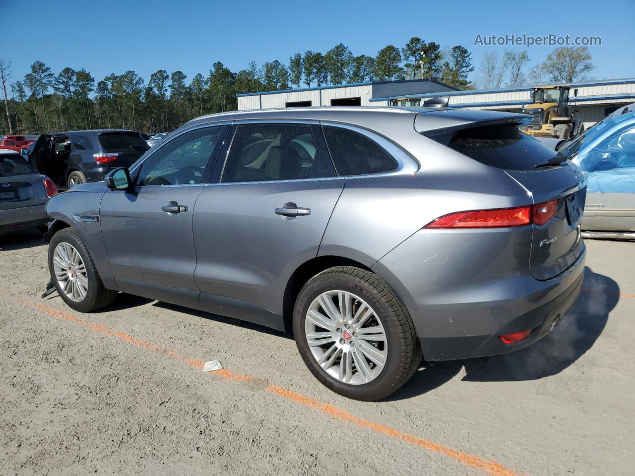 2020 Jaguar F-pace Portfolio Gray vin: SADCN2GX2LA632014