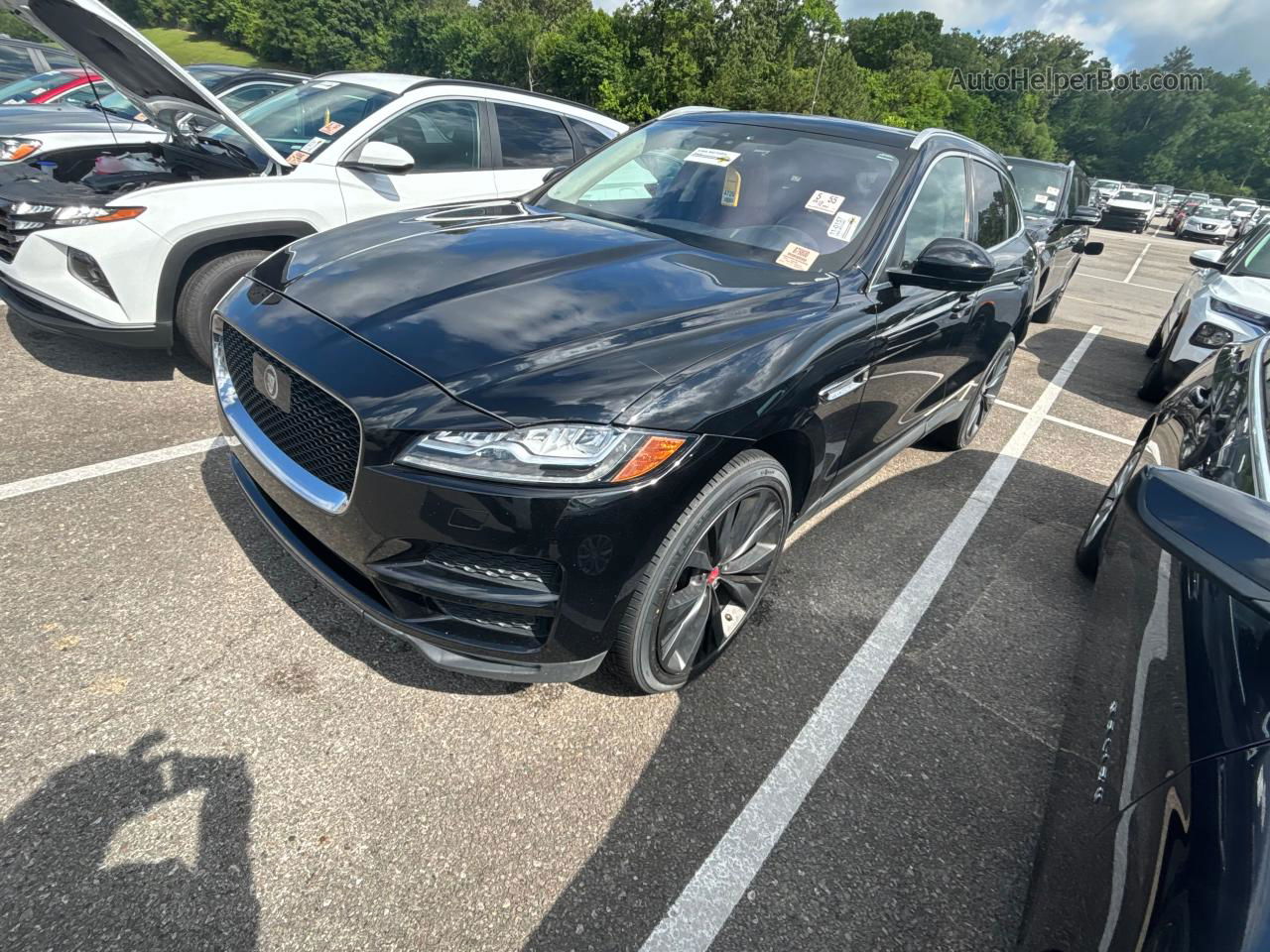 2019 Jaguar F-pace Portfolio Black vin: SADCN2GX9KA603298