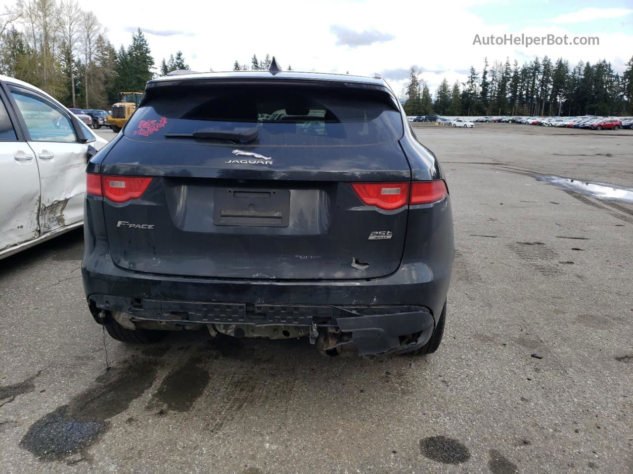 2020 Jaguar F-pace Checkered Flag Black vin: SADCP2FX4LA617087