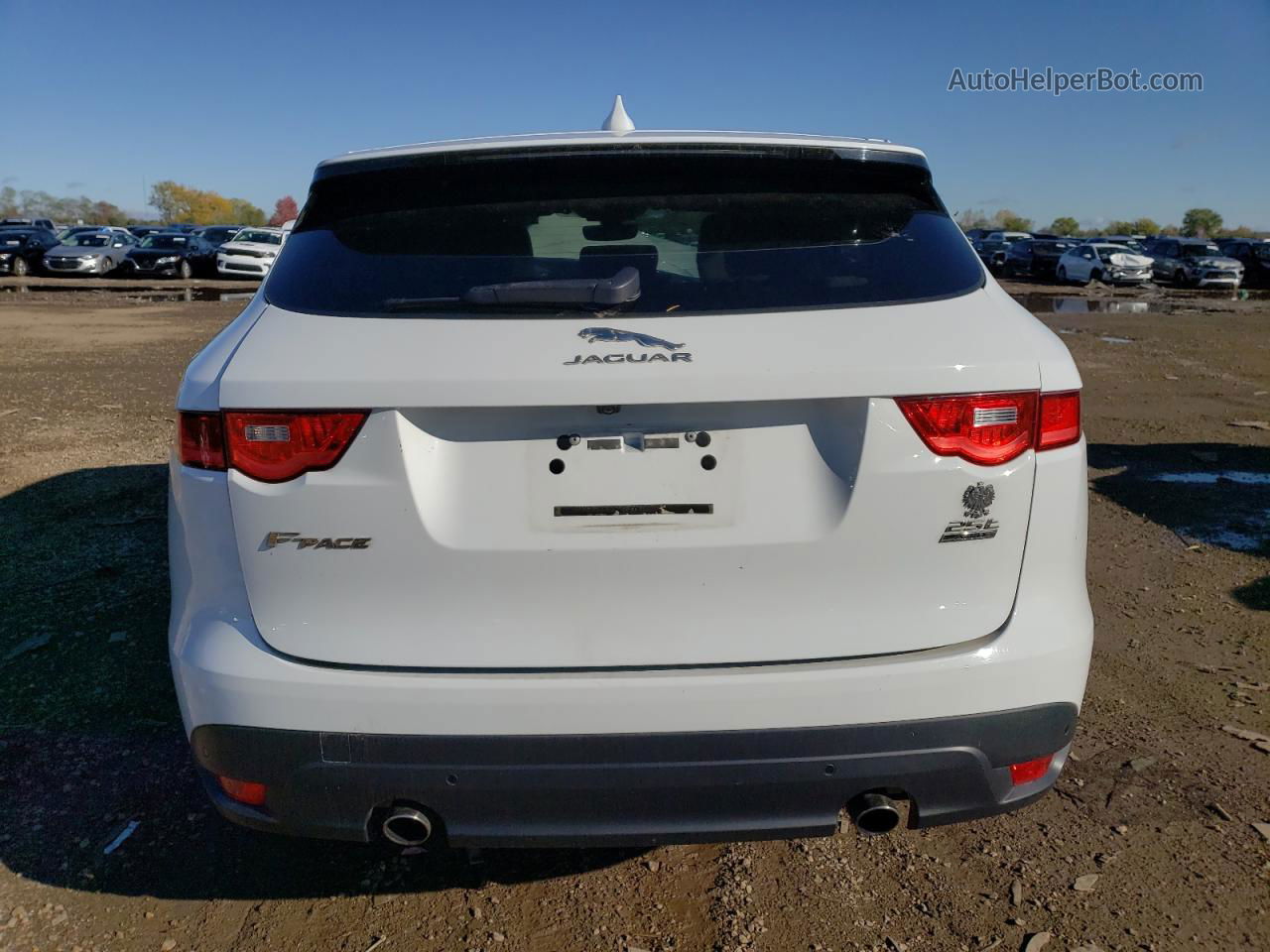 2019 Jaguar F-pace  White vin: SADCS2FX1KA391927