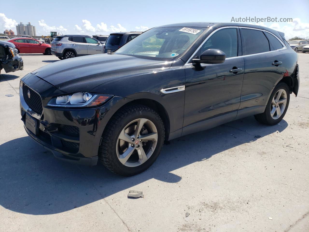 2020 Jaguar F-pace  Черный vin: SADCS2FX2LA644156