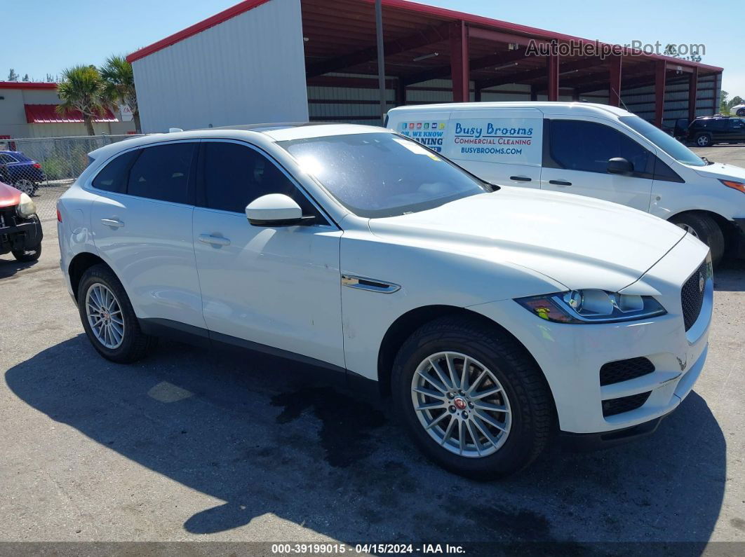 2019 Jaguar F-pace 25t White vin: SADCS2FX4KA390397