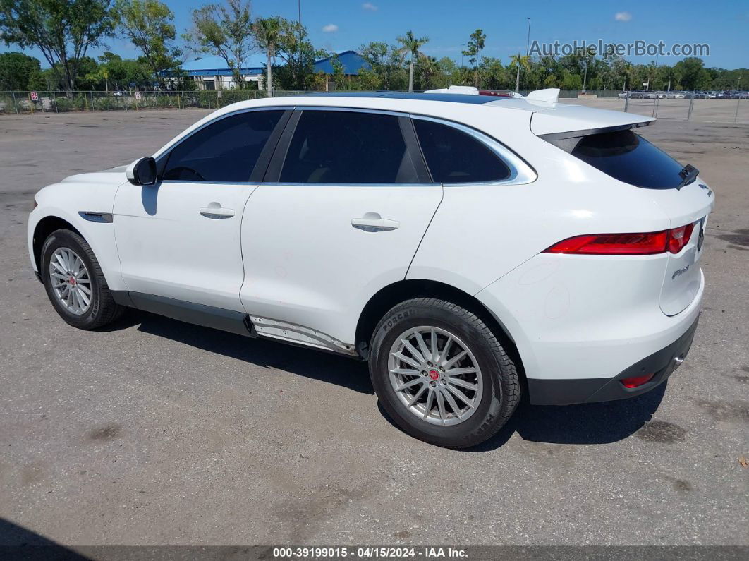 2019 Jaguar F-pace 25t White vin: SADCS2FX4KA390397