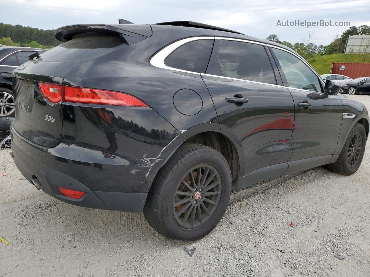 2019 Jaguar F-pace  Черный vin: SADCS2FX6KA390143