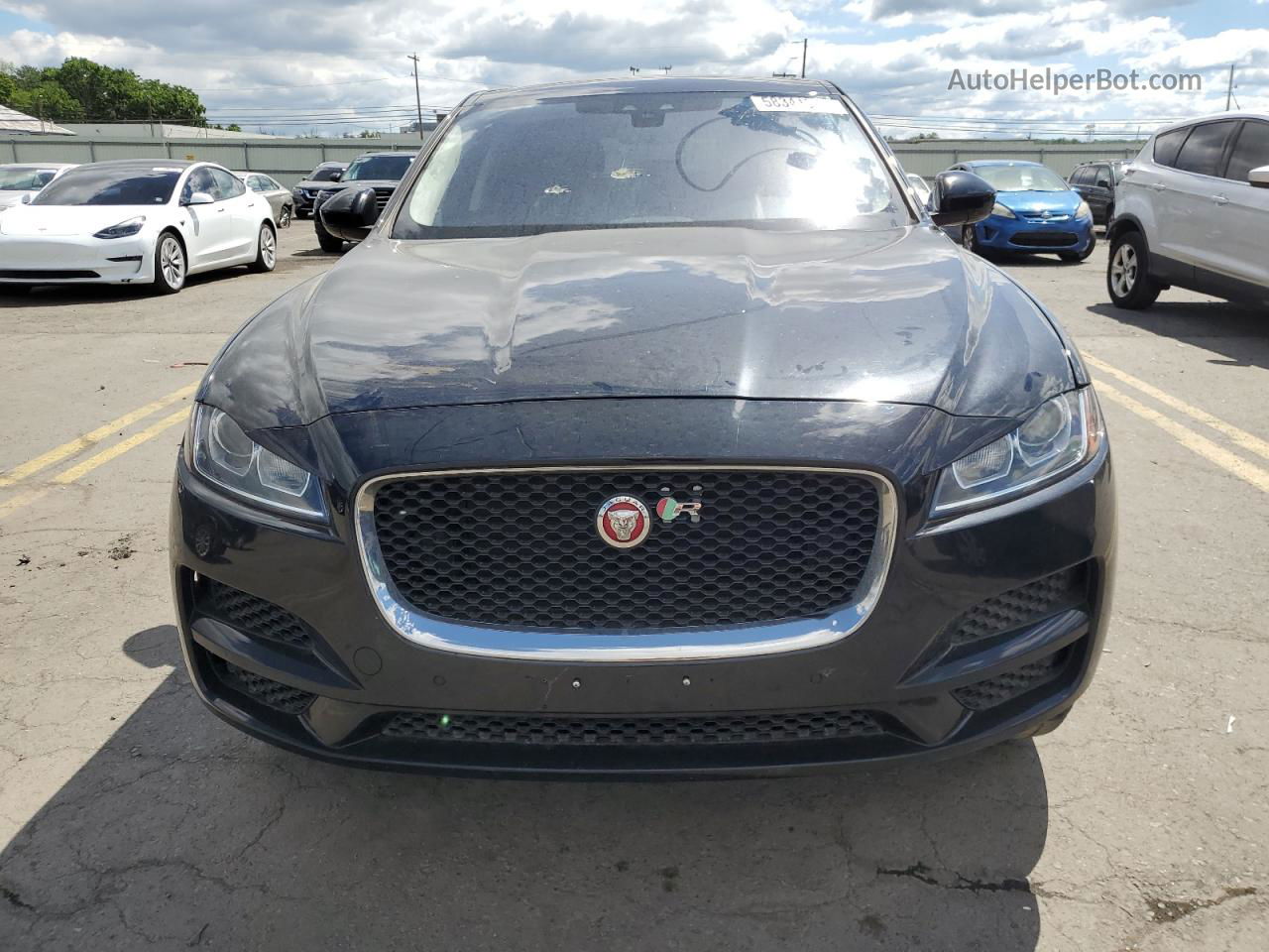 2019 Jaguar F-pace  Черный vin: SADCS2FX7KA601690