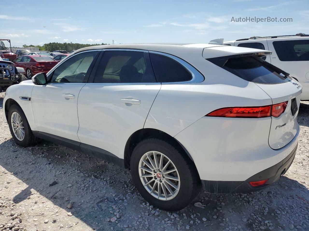 2019 Jaguar F-pace  White vin: SADCS2FX8KA392511